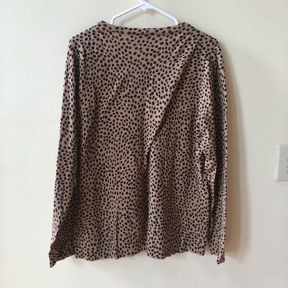 J.Crew Cheetah Teddie Sweater - Picture 3 of 4
